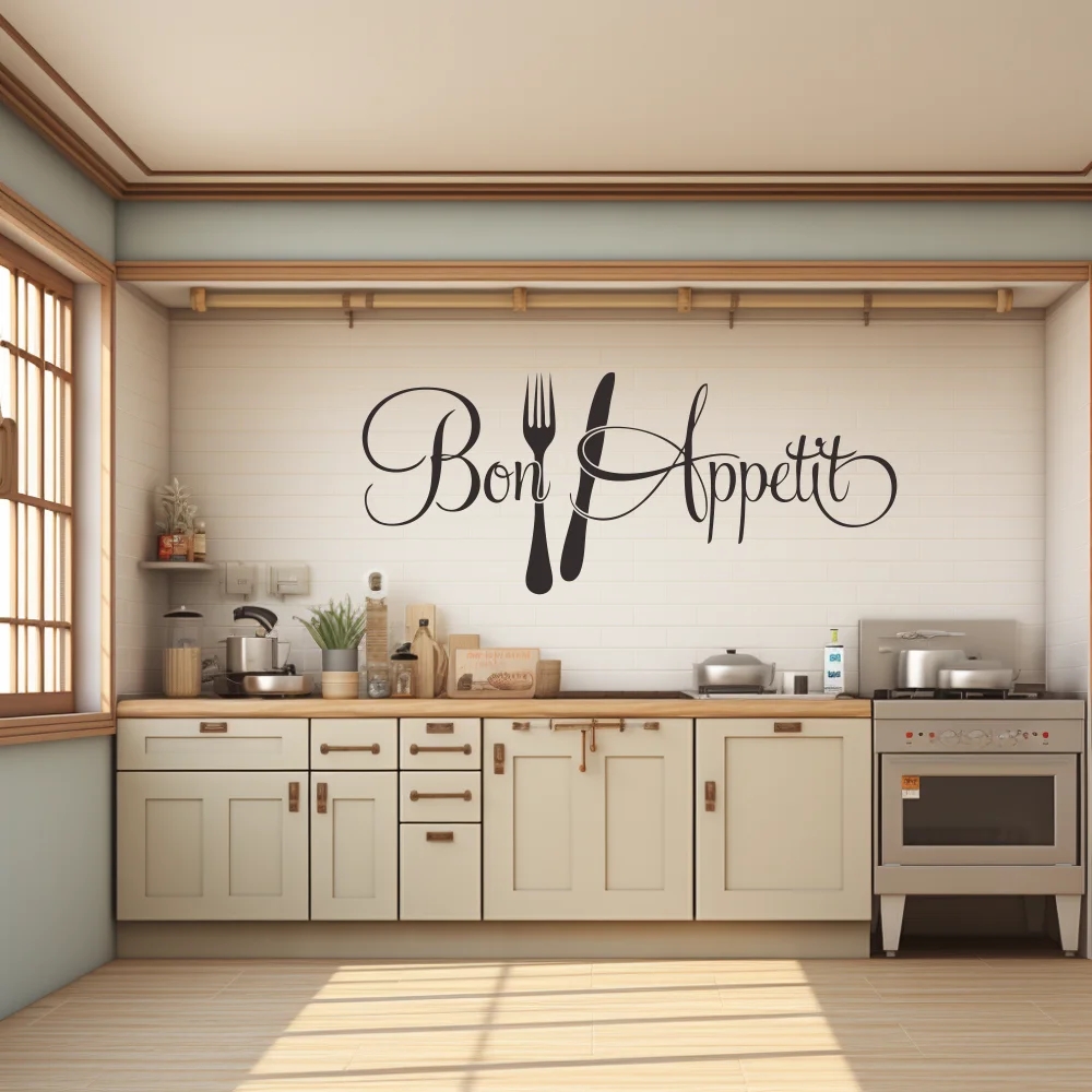 Home Decor Free App - 1 Pc Bon Appétit Met Vork