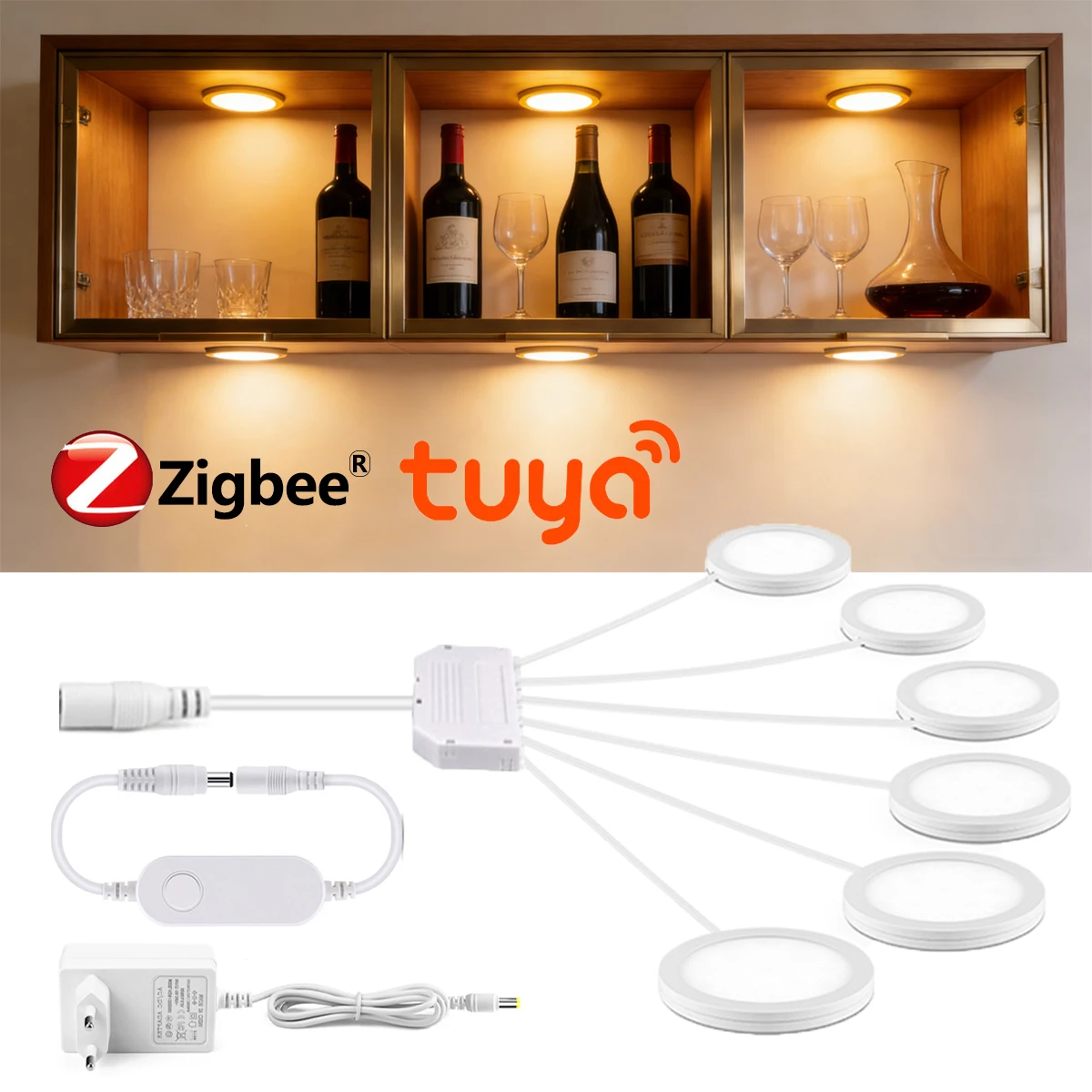 Home Decor Free App - Smart Home Zigbee Tuya Spraakbesturing LED-licht
