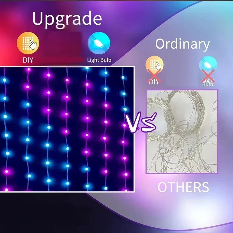 Slimme LED-gordijnverlichting  - Home Decor Free App recensie en prijs