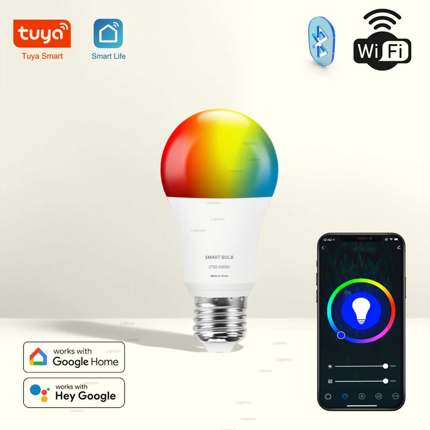 Tuya LED Gloeilamp Bluetooth/W - Home Decor Free App recensie en prijs