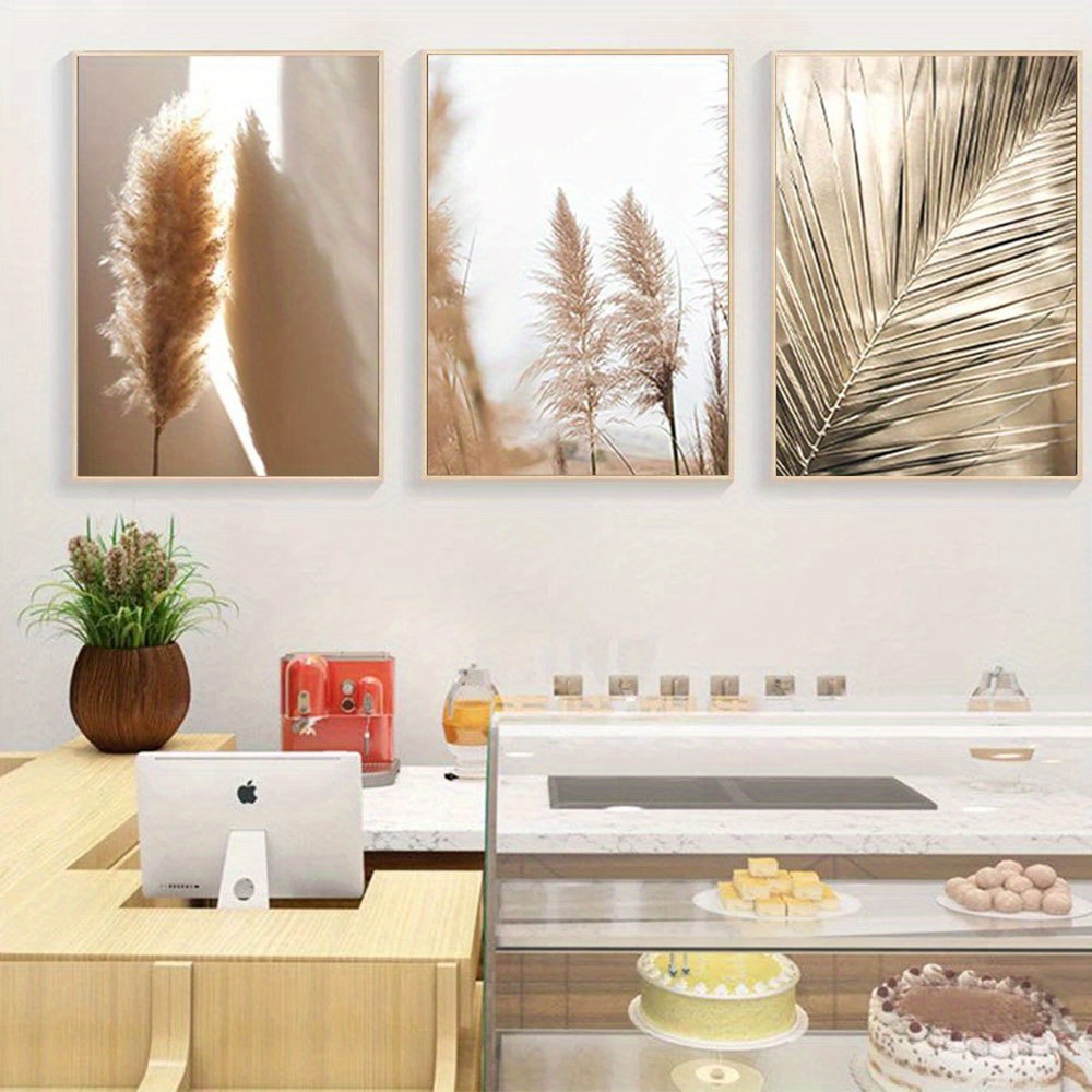 2D Platte 3-delige Ongelijst S - Pampas Grass Decor recensie en prijs