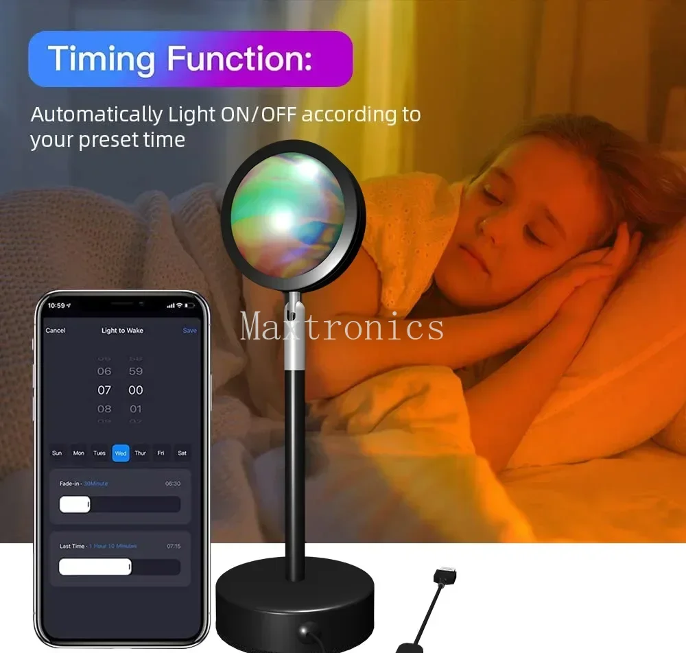 LED-zonsonderganglamp TUYA Blu - Home Decor Free App recensie en prijs