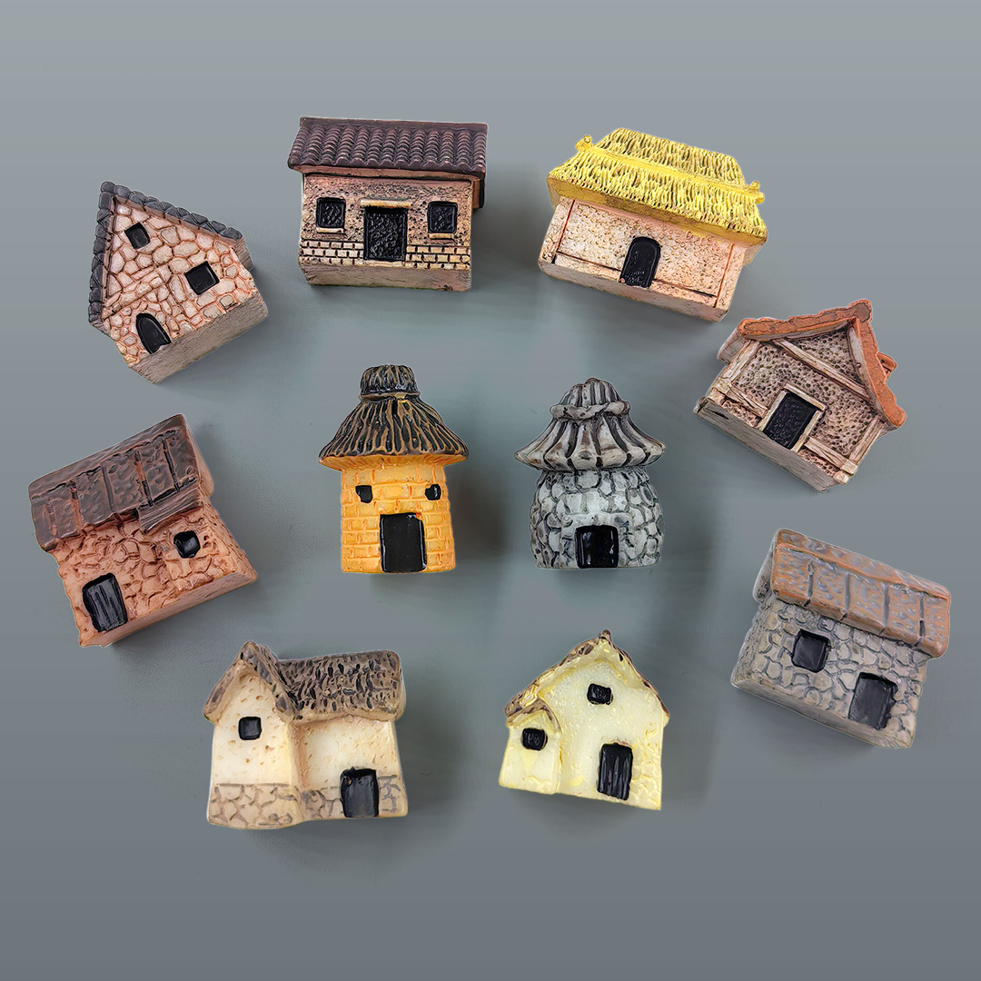 Mini klein huisje figuurtje ha - Home Decor Za recensie en prijs